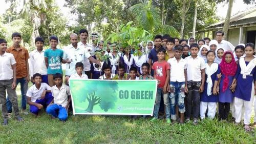 Tree plantation project for school 2015